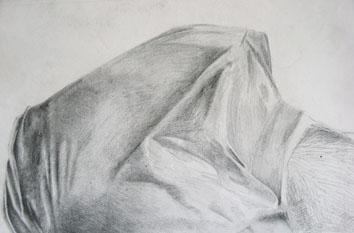 Study for The Human Landscape (Torso) (2004) pencil on paper - Pui Lee