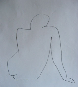 Life Drawing (2006) pencil on paper - Pui Lee