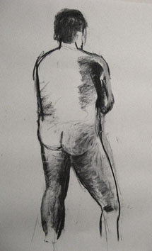 life drawing iii (2008) charcoal on paper - Pui Lee