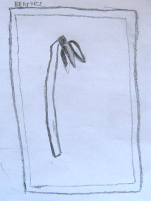 One of the drawings produced by one of the workshop participants.